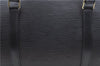 Authentic Louis Vuitton Epi Soufflot Black Hand Bag M52222 LV J6801