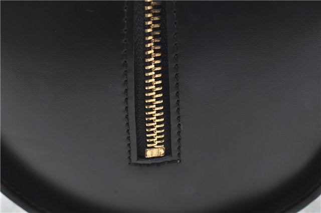 Authentic Louis Vuitton Epi Soufflot Black Hand Bag M52222 LV J6801