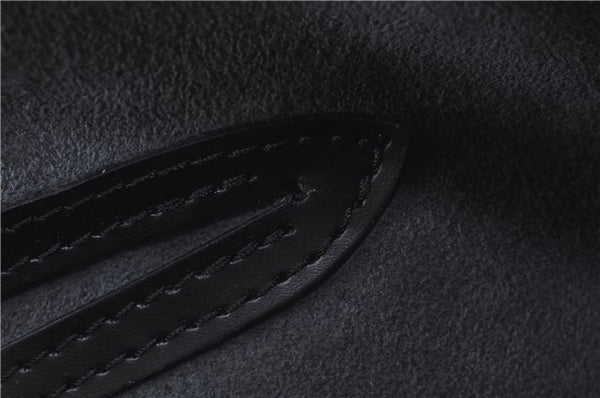 Authentic Louis Vuitton Epi Soufflot Black Hand Bag M52222 LV J6801