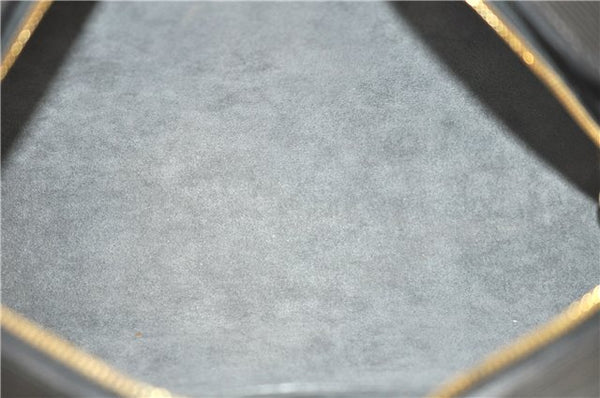 Authentic Louis Vuitton Epi Soufflot Black Hand Bag M52222 LV J6801