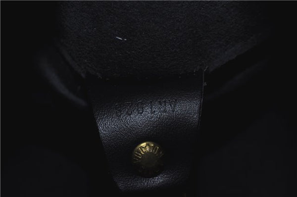 Authentic Louis Vuitton Epi Soufflot Black Hand Bag M52222 LV J6801