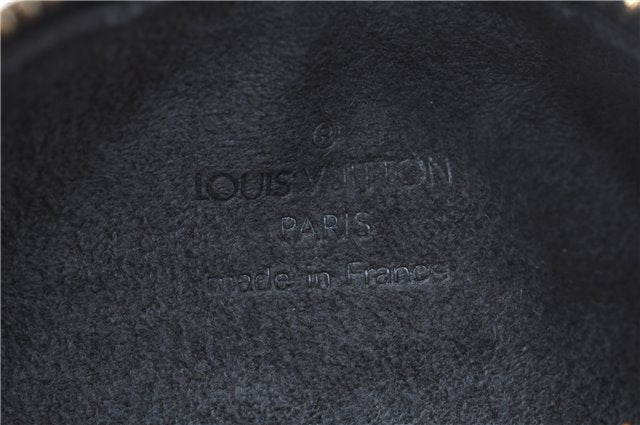 Authentic Louis Vuitton Epi Soufflot Black Hand Bag M52222 LV J6801