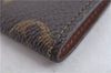 Auth Louis Vuitton Monogram Porte Cartes Credit Pression M60937 Card Case J6810