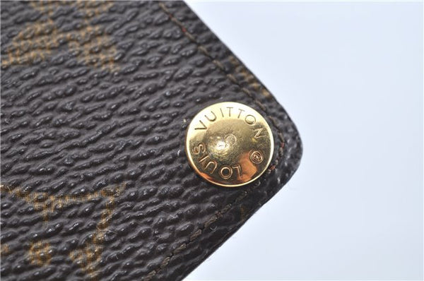 Auth Louis Vuitton Monogram Porte Cartes Credit Pression M60937 Card Case J6810