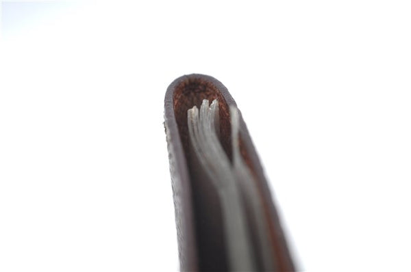 Auth Louis Vuitton Monogram Porte Cartes Credit Pression M60937 Card Case J6810