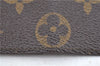 Auth Louis Vuitton Monogram Porte Cartes Credit Pression M60937 Card Case J6810