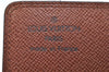 Auth Louis Vuitton Monogram Porte Cartes Credit Pression M60937 Card Case J6810