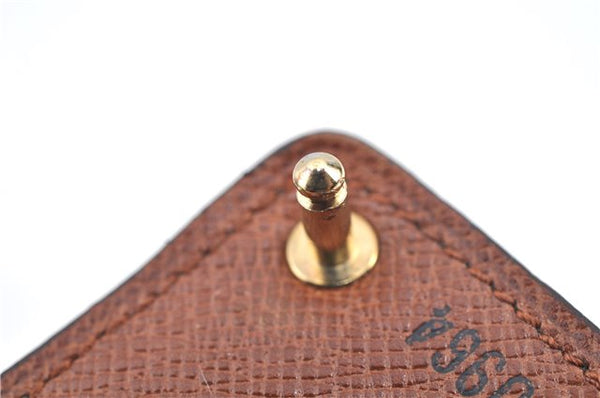 Auth Louis Vuitton Monogram Porte Cartes Credit Pression M60937 Card Case J6810