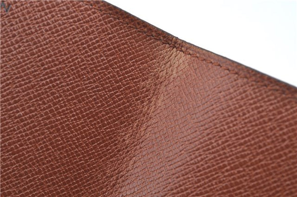 Auth Louis Vuitton Monogram Porte Cartes Credit Pression M60937 Card Case J6810