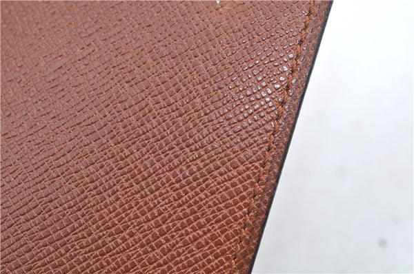 Auth Louis Vuitton Monogram Porte Cartes Credit Pression M60937 Card Case J6810