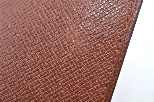 Auth Louis Vuitton Monogram Porte Cartes Credit Pression M60937 Card Case J6810