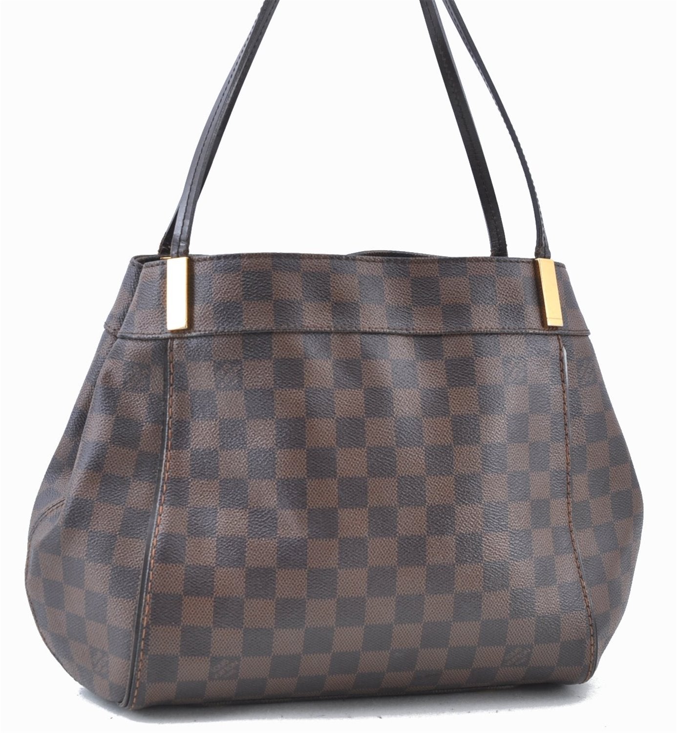 Authentic Louis Vuitton Damier Marylebone PM Shoulder Tote Bag N41215 LV J6813