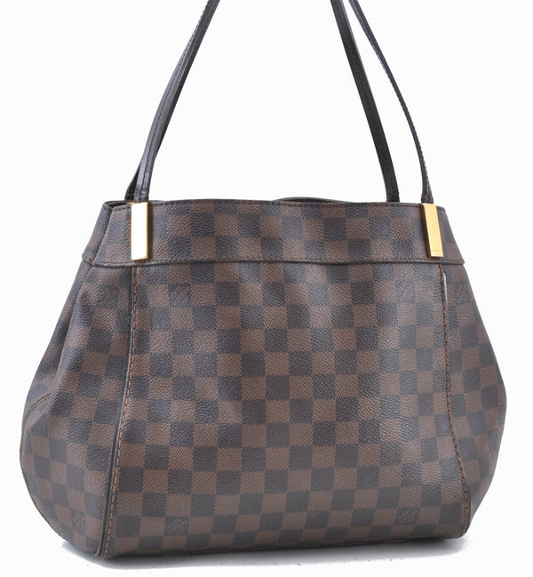 Authentic Louis Vuitton Damier Marylebone PM Shoulder Tote Bag N41215 LV J6813