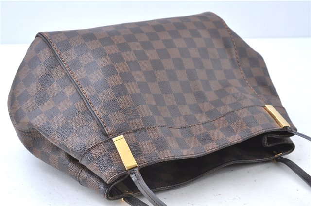 Authentic Louis Vuitton Damier Marylebone PM Shoulder Tote Bag N41215 LV J6813