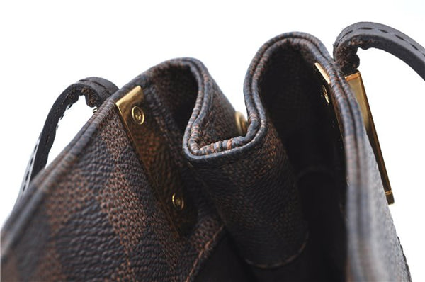 Authentic Louis Vuitton Damier Marylebone PM Shoulder Tote Bag N41215 LV J6813