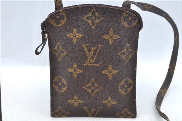 Authentic Louis Vuitton Monogram Pochette Secret M45484 Shoulder Bag Pouch J6818