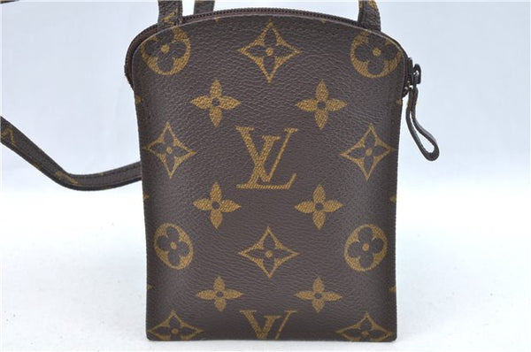 Authentic Louis Vuitton Monogram Pochette Secret M45484 Shoulder Bag Pouch J6818
