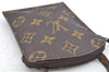 Authentic Louis Vuitton Monogram Pochette Secret M45484 Shoulder Bag Pouch J6818