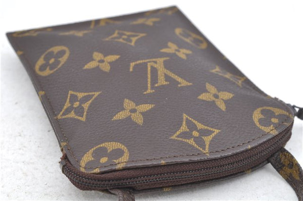 Authentic Louis Vuitton Monogram Pochette Secret M45484 Shoulder Bag Pouch J6818