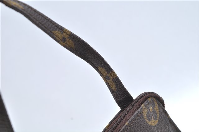 Authentic Louis Vuitton Monogram Pochette Secret M45484 Shoulder Bag Pouch J6818