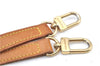 Authentic Louis Vuitton Leather Shoulder Strap 40.6-47.4" Beige LV J6820