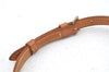 Authentic Louis Vuitton Leather Shoulder Strap 40.6-47.4" Beige LV J6820