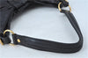 Authentic YVES SAINT LAURENT Shoulder Bag Purse Leather 172432 Black J6826