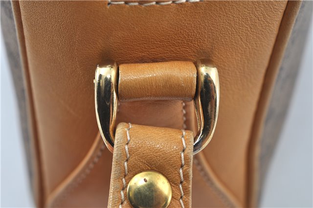 Authentic GUCCI Micro GG PVC Leather Shoulder Cross Body Bag Purse Brown J6835