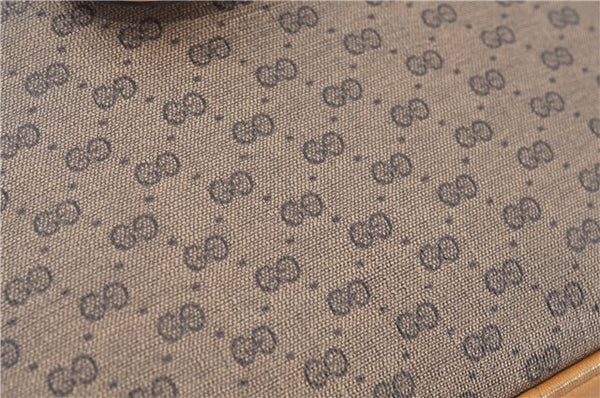 Authentic GUCCI Micro GG PVC Leather Shoulder Cross Body Bag Purse Brown J6835