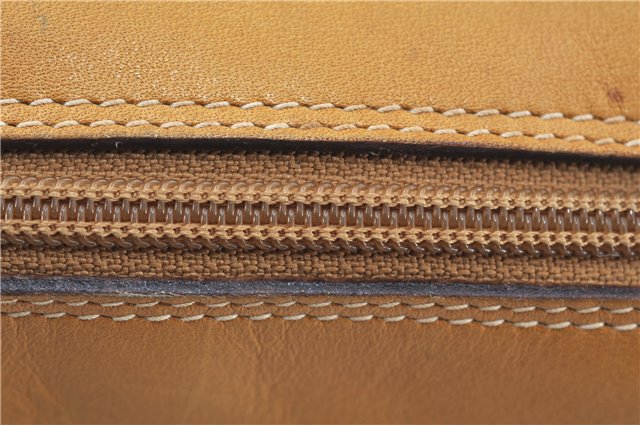 Authentic GUCCI Micro GG PVC Leather Shoulder Cross Body Bag Purse Brown J6835