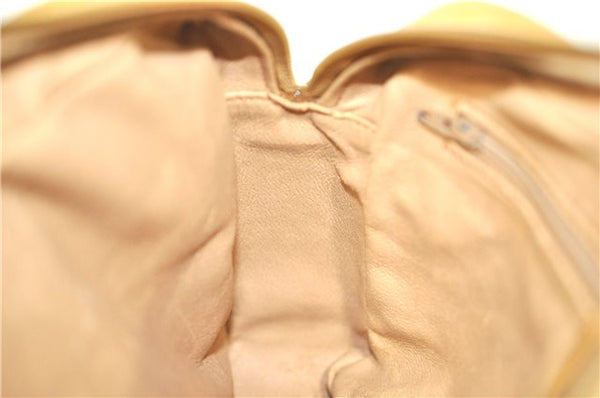 Authentic GUCCI Micro GG PVC Leather Shoulder Cross Body Bag Purse Brown J6835