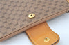 Authentic GUCCI Micro GG PVC Leather Shoulder Cross Body Bag Purse Brown J6835