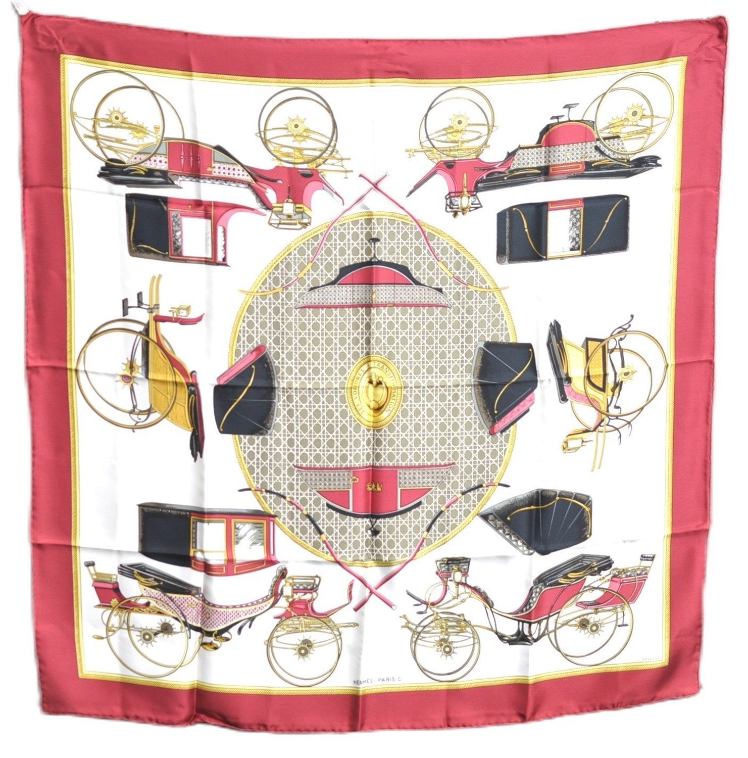 Authentic HERMES Carre 90 Scarf 