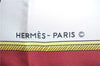 Authentic HERMES Carre 90 Scarf "LES VOITURES A TRANSFORMATION" Silk Red J6852