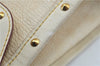 Authentic Louis Vuitton Suhali Epanoui GM Shoulder Bag Ivory LV J6853