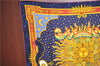 Authentic HERMES Carre 90 Scarf "CARPE DIEM" Silk Red Navy Gold J6862