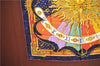 Authentic HERMES Carre 90 Scarf "CARPE DIEM" Silk Red Navy Gold J6862