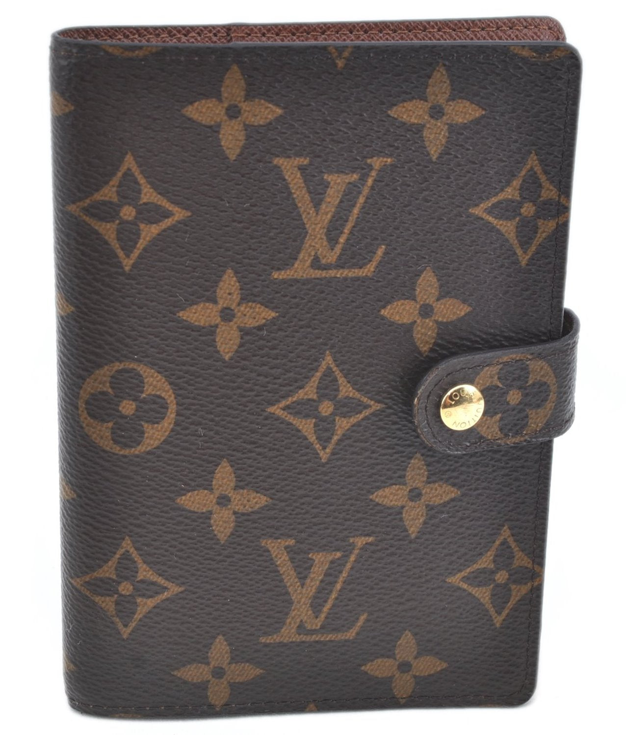 Authentic Louis Vuitton Monogram Agenda PM Notebook Cover R20005 LV J6869