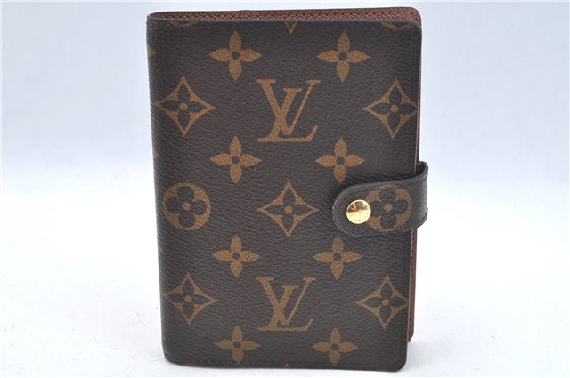 Authentic Louis Vuitton Monogram Agenda PM Notebook Cover R20005 LV J6869