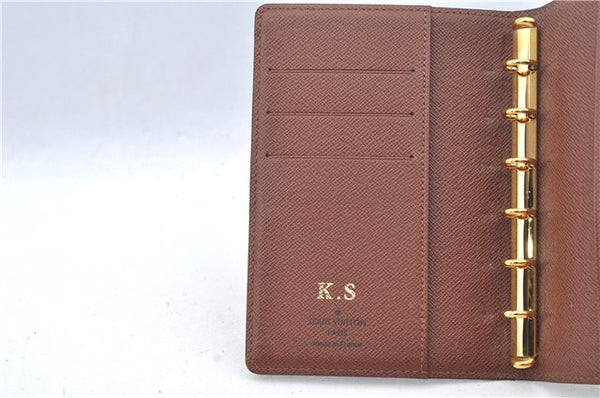 Authentic Louis Vuitton Monogram Agenda PM Notebook Cover R20005 LV J6869