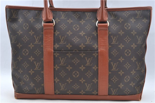 Auth Louis Vuitton Monogram Sac Weekend PM Vintage Tote Hand Bag M42425 LV J6870