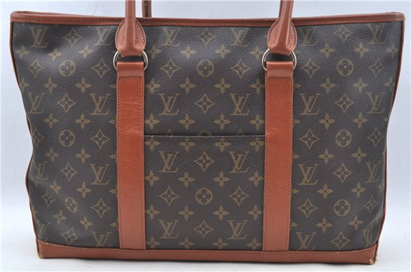 Auth Louis Vuitton Monogram Sac Weekend PM Vintage Tote Hand Bag M42425 LV J6870