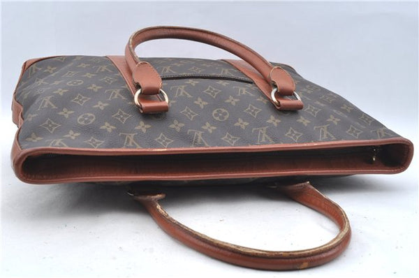 Auth Louis Vuitton Monogram Sac Weekend PM Vintage Tote Hand Bag M42425 LV J6870