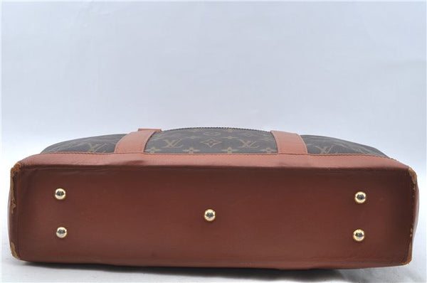 Auth Louis Vuitton Monogram Sac Weekend PM Vintage Tote Hand Bag M42425 LV J6870