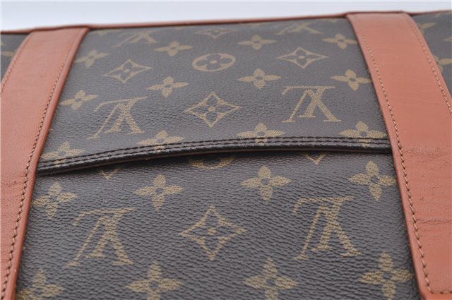 Auth Louis Vuitton Monogram Sac Weekend PM Vintage Tote Hand Bag M42425 LV J6870