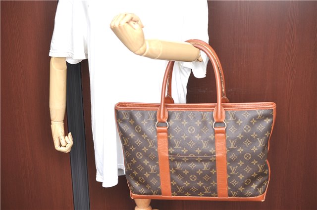 Auth Louis Vuitton Monogram Sac Weekend PM Vintage Tote Hand Bag M42425 LV J6870