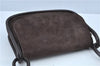 Authentic GUCCI Shoulder Hand Bag Purse Suede Leather Brown Junk J6873