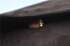 Authentic GUCCI Shoulder Hand Bag Purse Suede Leather Brown Junk J6873