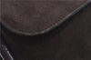Authentic GUCCI Shoulder Hand Bag Purse Suede Leather Brown Junk J6873