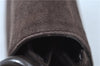 Authentic GUCCI Shoulder Hand Bag Purse Suede Leather Brown Junk J6873